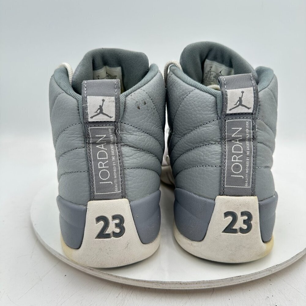 Nike Air Jordan 12 Retro Men Size 9 CT8013-015 Stealth Grey White Shoes - Picture 5 of 11
